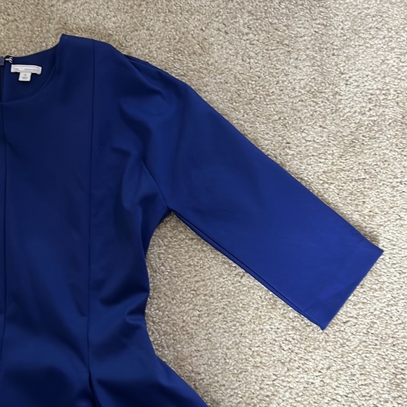 Vintage Gap Blue MIDI Pleated Dress - Picture 7 of 12